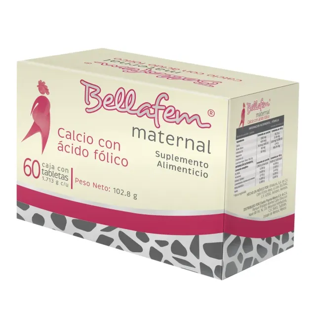 Bellafem maternal caja c/60 tabletas
