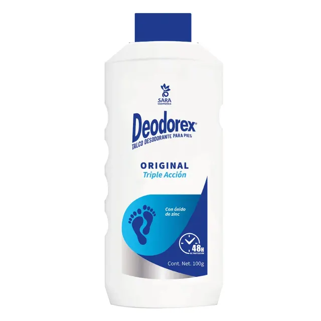  TCO Deodorex 100 g (Talco Desodorante para Pies)