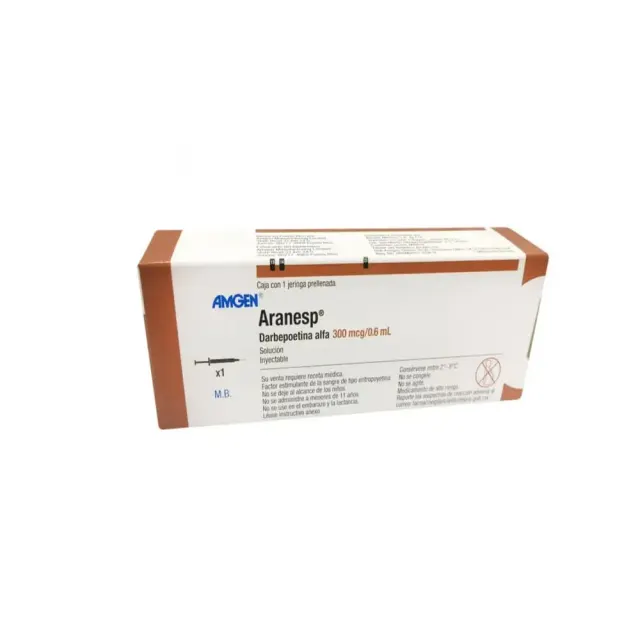 Aranesp 300 mcg/0.6 mL Jeringa Prellenada