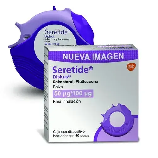 Seretide Diskus 50 µg / 100 µg – Polvo para inhalación