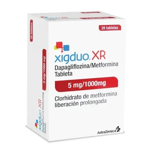 Xigduo XR® 5 mg/1000 mg Tabletas