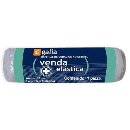 Galia Venda Elástica 15 cm x 5 m (no estéril)